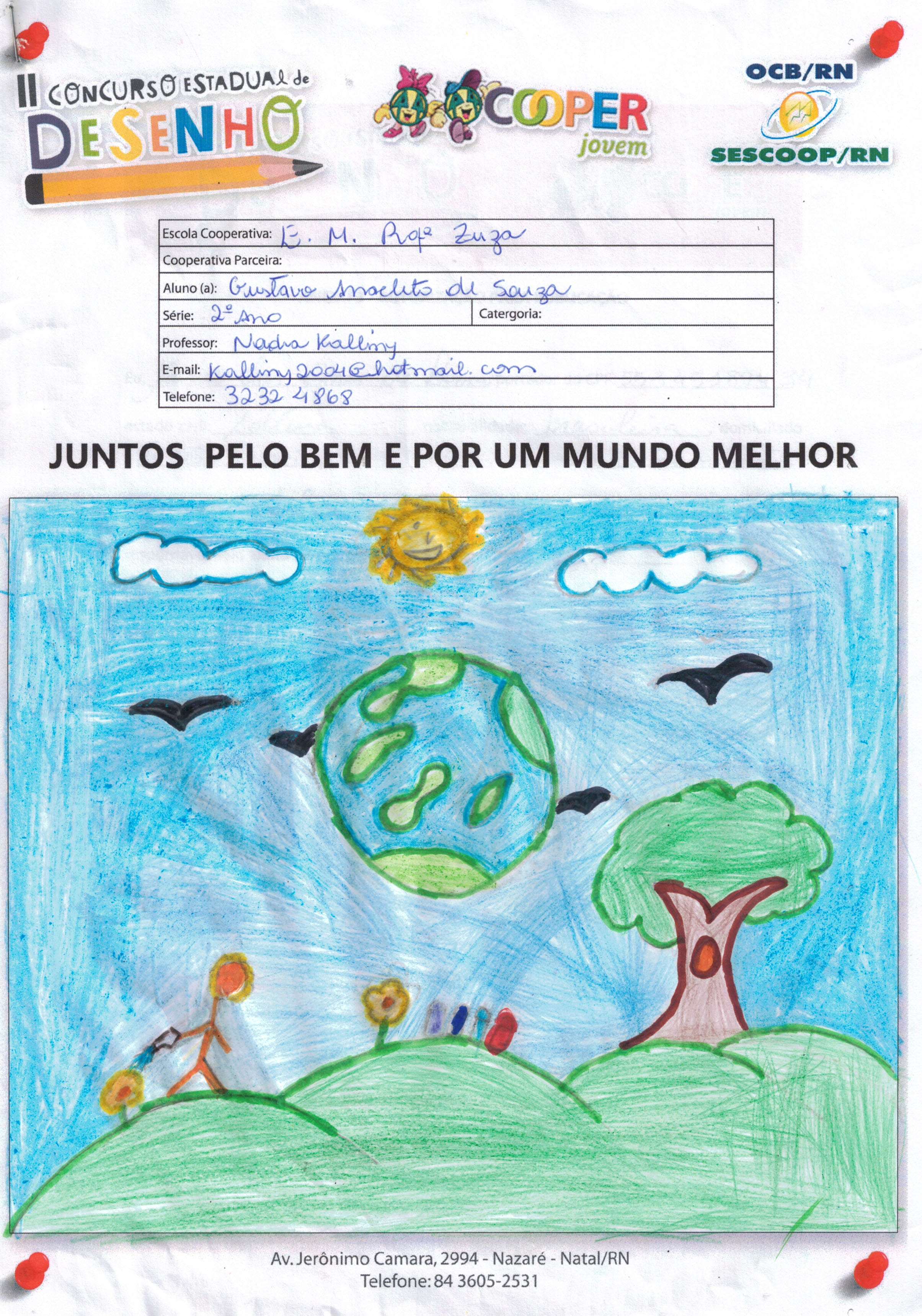 COOPERJOVEM: Alunos de escola de Curitiba mostram em desenhos o
