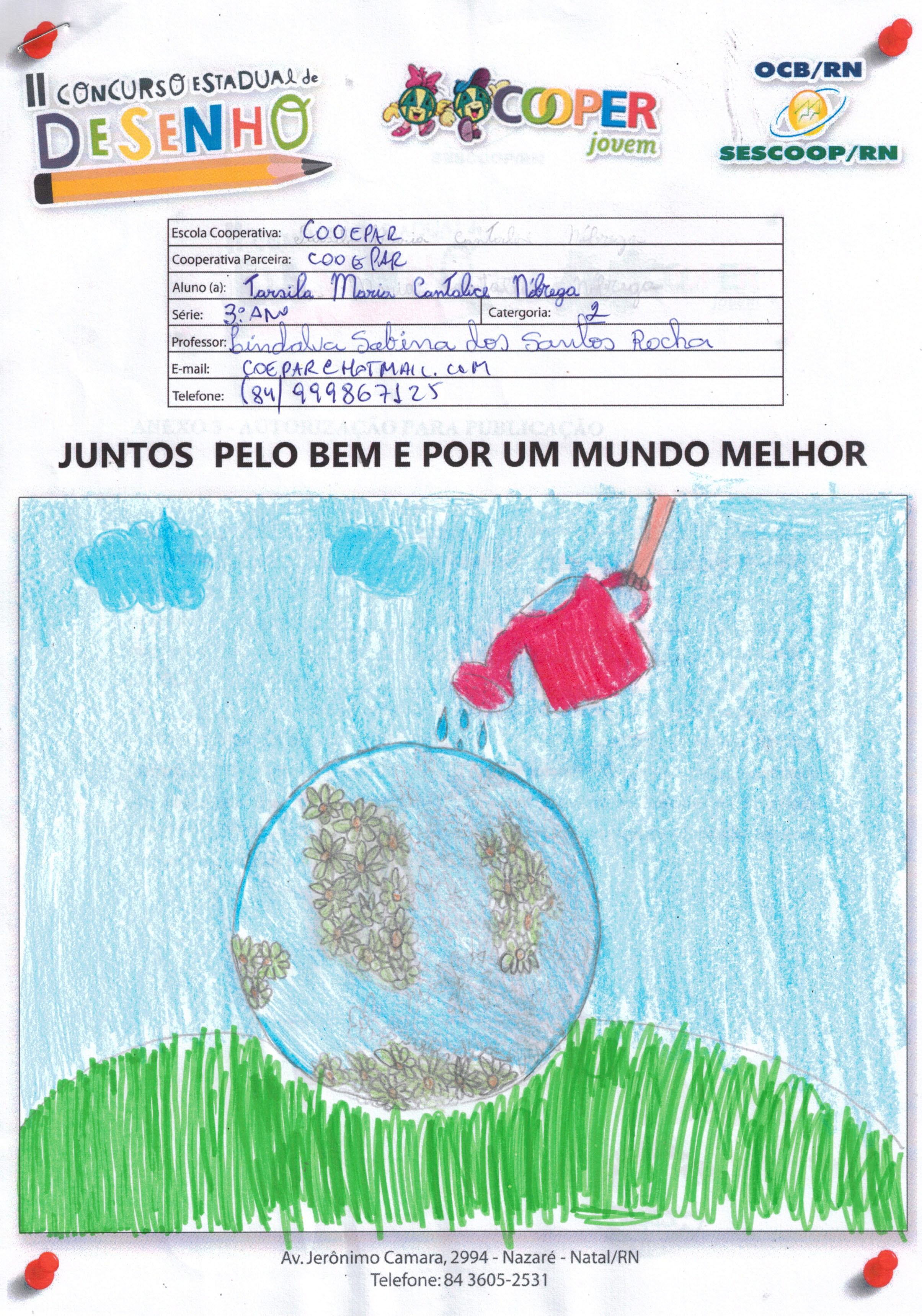 COOPERJOVEM: Alunos de escola de Curitiba mostram em desenhos o